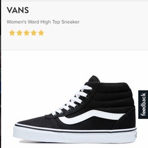 BRAND NEW VANS!! Women’s Ward High Top Sneaker